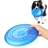 Funny Soft Rubber Pet Dog Flying Discs Saucer Toys Small Medium Large Dog Puppy Agile Training Toys Bite Resistant Flying Disk 1
