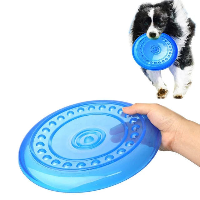 Pet Dog Flying Soft Rubber Discs Saucer Toys