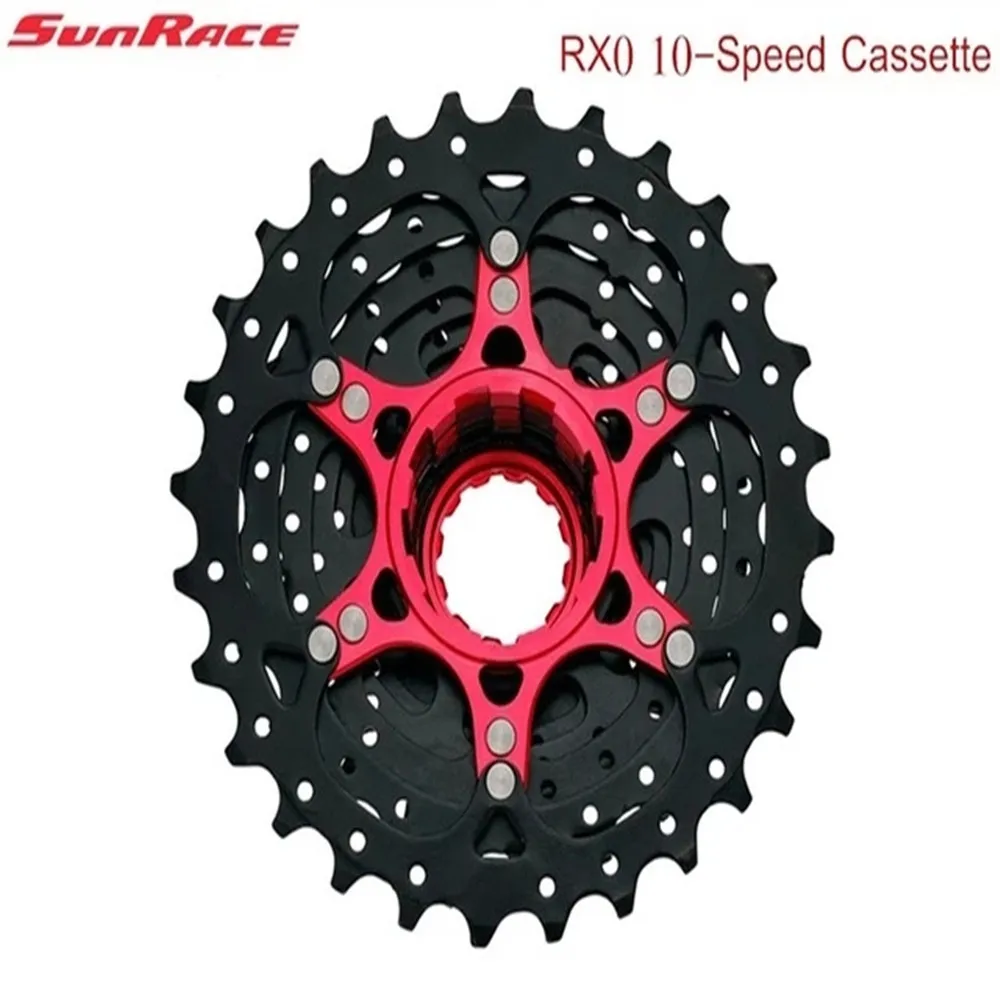 

Sunrace CSRX0 negro 11-25 T 11-28 T 11-32 T Fiets camino Fietsen 10 velocidad bicicleta Cassette icycle de las Partes