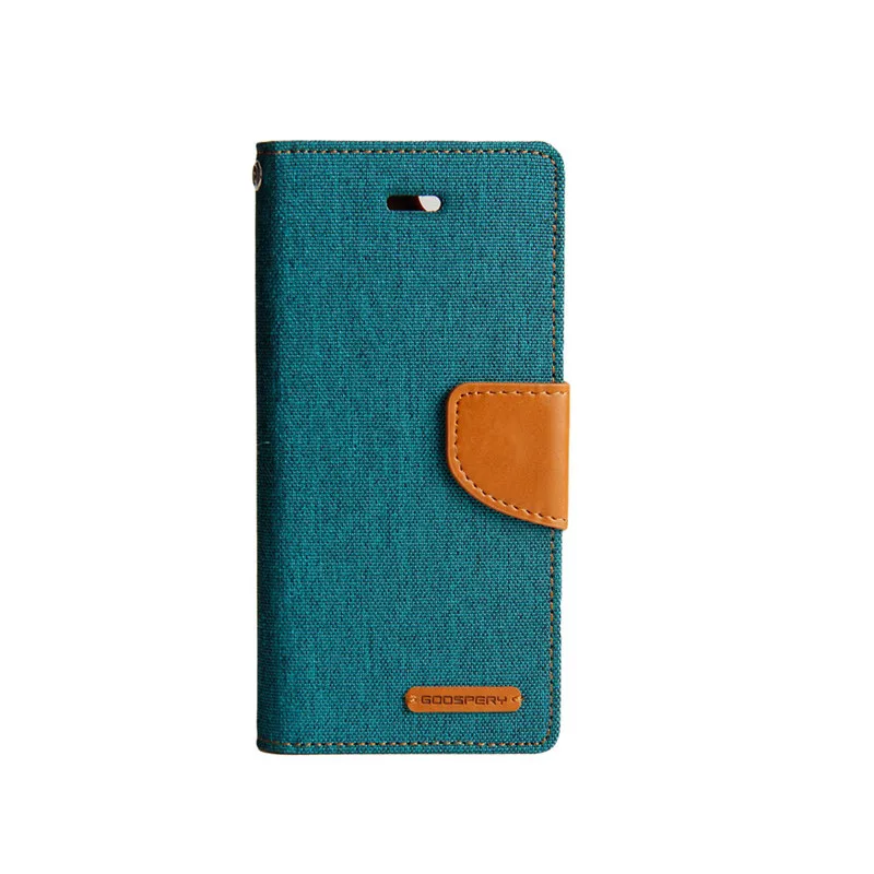 Green MERCURY GOOSPERY для Iphone X чехол-подставка Холщовый кожаный флип-чехол-кошелек для Iphone 11 pro Чехол для Iphone11 pro max Coque чехол - Цвет: Green