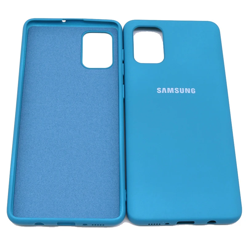 Samsung Galaxy A51 5G A71 5G Liquid Silicone Case Soft Silky Shell Cover Galaxy A51 A71 High Quality Soft-Touch Back Protective phone card case Cases & Covers