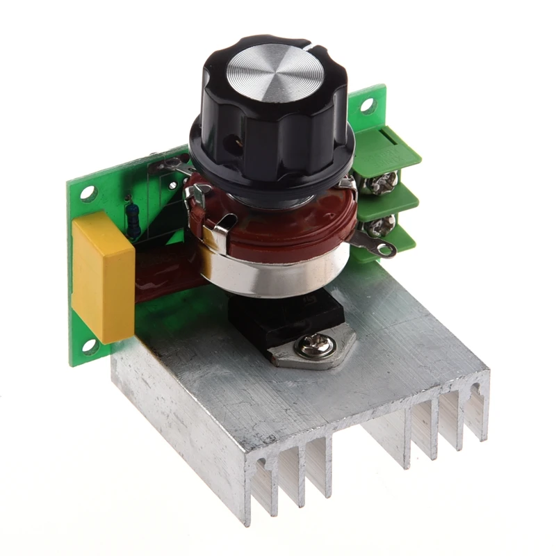 

Voltage Regulator Voltage Speed Controller AC 220V 4000W SCR Dimmer