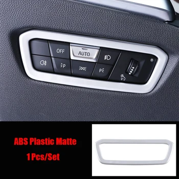 

For BMW 3 Series G20 2019 2020 ABS Matte Car Headlamps Adjustment Switch cover trim Interior Car accessories styling 1pcs