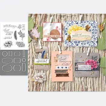 

FRAME DIES Metal Cutting Dies and Stamps Stencil DIY Scrapbooking Album Stamp Paper Card Embossing Decor Crafts Dies