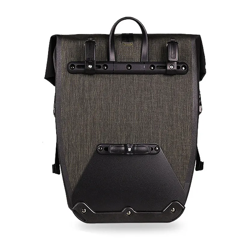 Wheel up Foldable Large 27L Storage Bicycle Saddle Bags Mountain Bike Wearproof Tail Seat Luggage Bag Outdoor Cycling Equipment