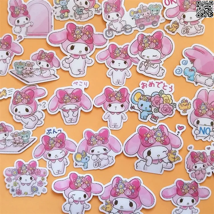 40pcs Anime Girl Cartoon Album Scrapbook Waterproof Decoration Sticker DIY Handmade Gift | Дом и сад
