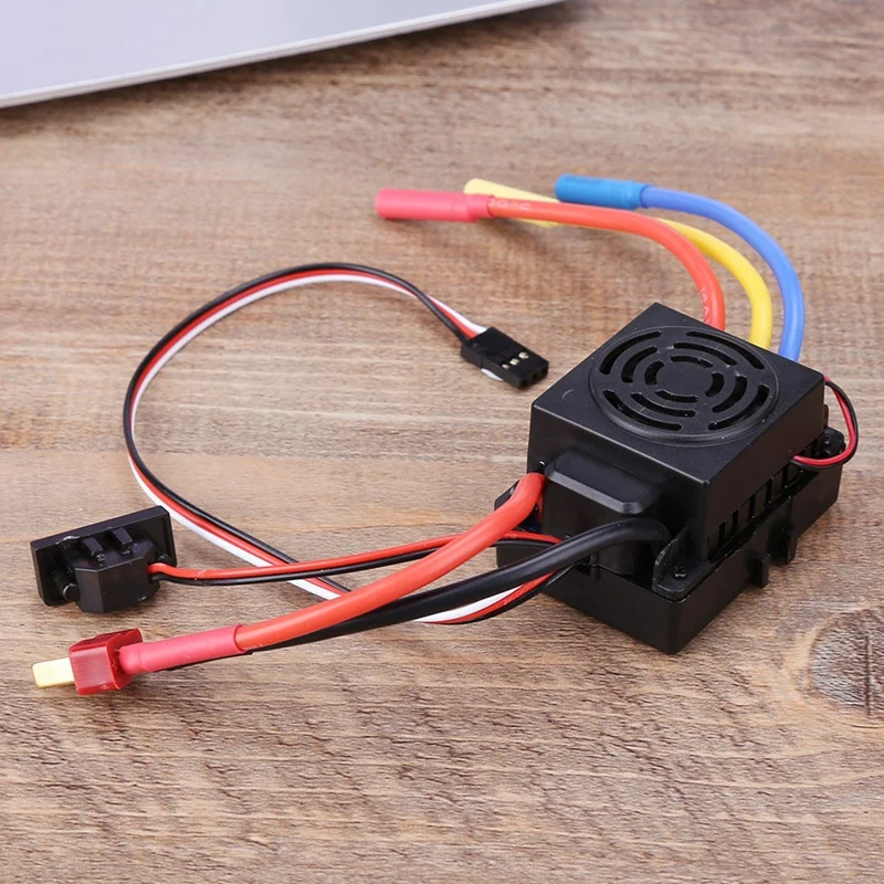 HHO-Водонепроницаемый 3650 3900Kv Rc бесщеточный двигатель 60A Esc для 1/10 Rc Автомобиль Грузовик Мотор Комплект