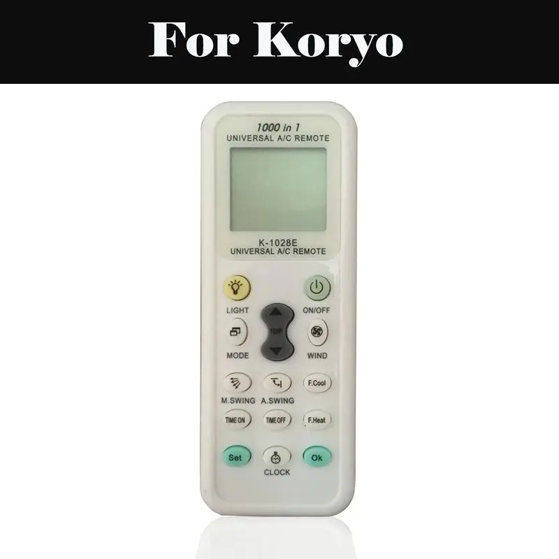 

White Universal Air condition LCD A/C Muli Remote Control Controller For Koryo Sapphire GSKSIAO1712A5S GS12 Platinum