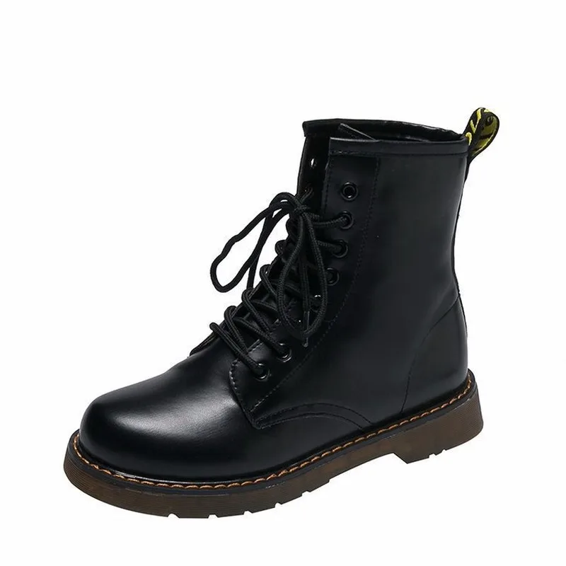 Новые модные зимние ботинки в байкерском стиле; Botas de nieve femeninas; повседневные женские ботинки; H11-22