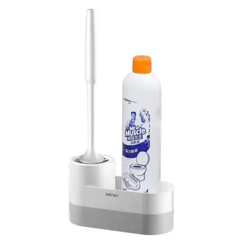 

Silicone Toilet Brush Floor-standing Wall-mounted Base Cleaning Brush for Toilet WC Bathroom Accessories