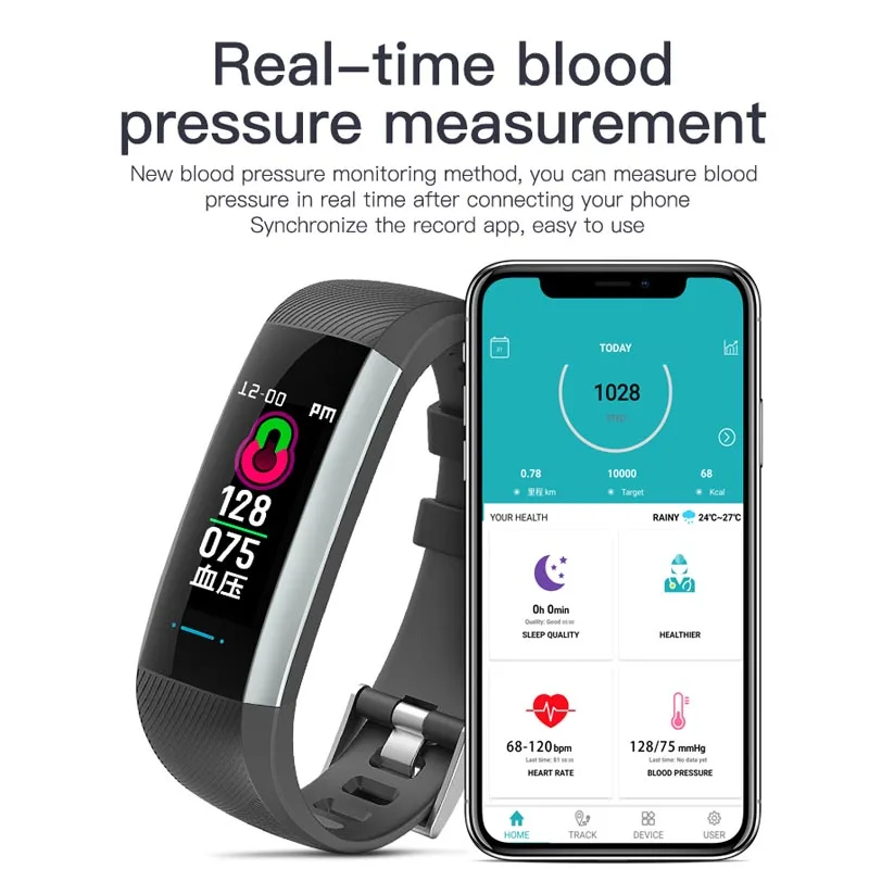 Смарт-браслет Greentiger M2 Pro, монитор сердечного ритма, фитнес-трекер, смарт-браслет, Bluetooth, музыкальный секундомер, браслет VS C1 E18