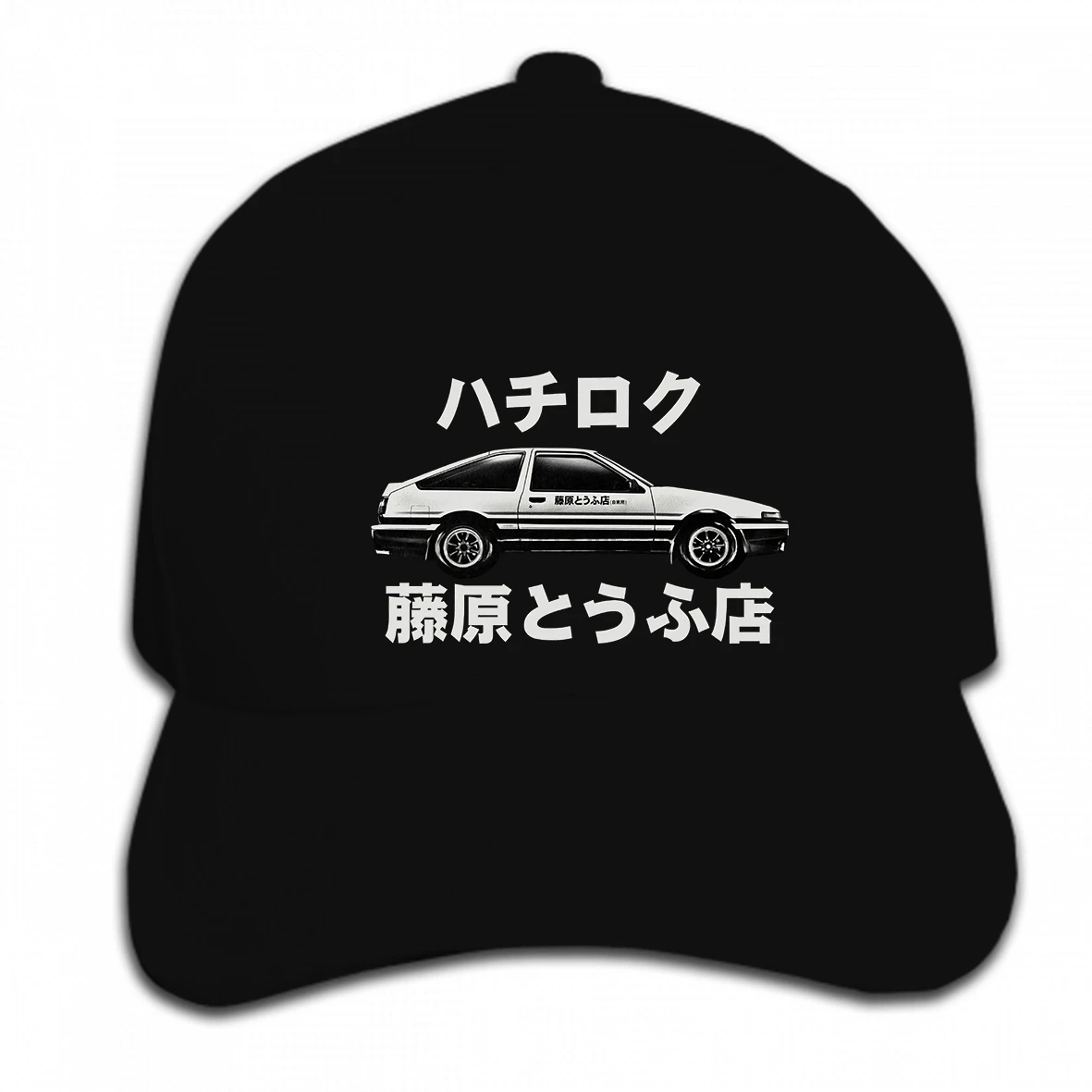 

Print Custom Baseball Cap Hip Hop Fashion Round Men Initial D Ae86 Trueno Jdm Hachiroku Drift Corolla Sprinter Hat Peaked cap