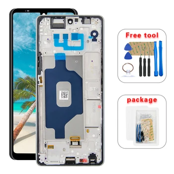 

100% New For LG Stylo 6 LMQ730TM Q730TM LCD Display Touch Screen Digitizer Assembly With Frame