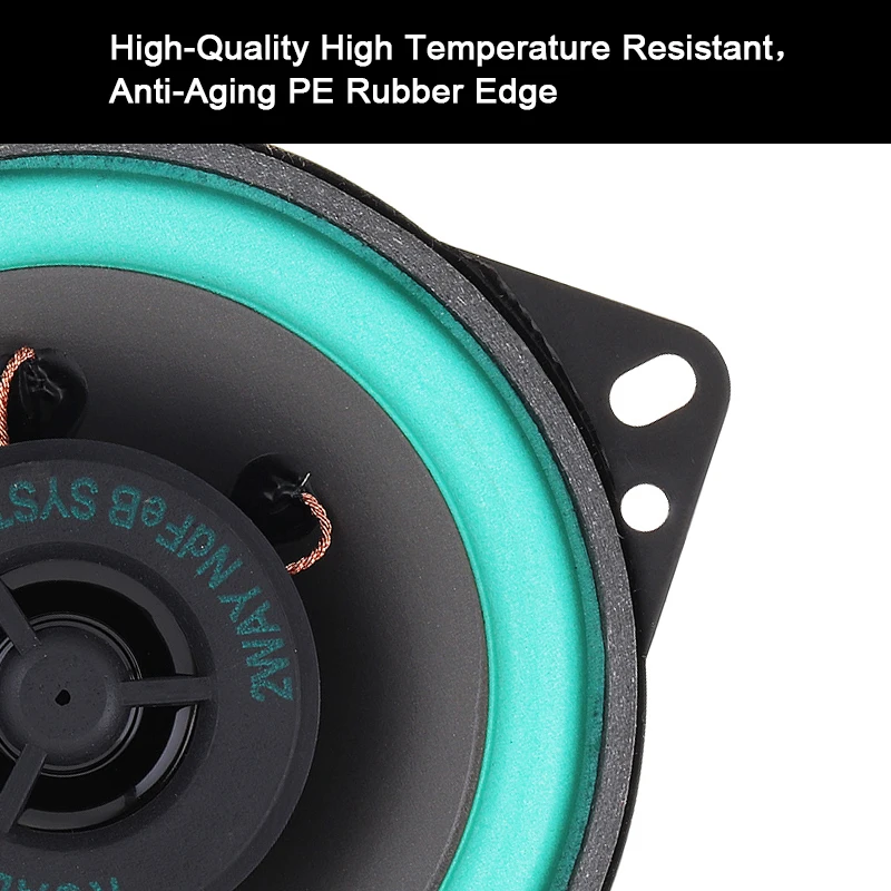 1pcs 4 Inch 100W Car HiFi Coaxial Speaker Vehicle Dashboard Front Door Auto Audio Music Stereo Full Range Frequency for Car Auto