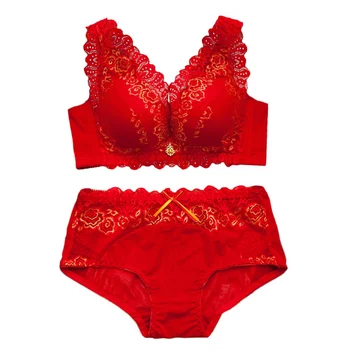 

Women Underwear Bra Vest Type Wireless Thin and Large Push Up Bra Set Ladies Brassiere Modis Bralette Lingerie