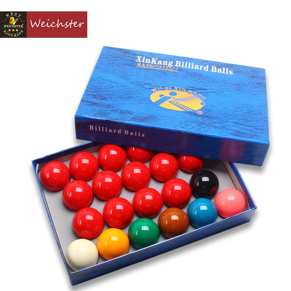 Billiard Tournament Quality Full Size Snooker Ball Set 22 Balls 2-1/16" 52.5mm