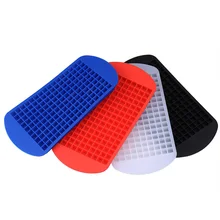 160 практичная форма для льда мини маленький лоток для льда замороженные кубики лотки силиконовая форма для льда кухонный инструмент NIN668