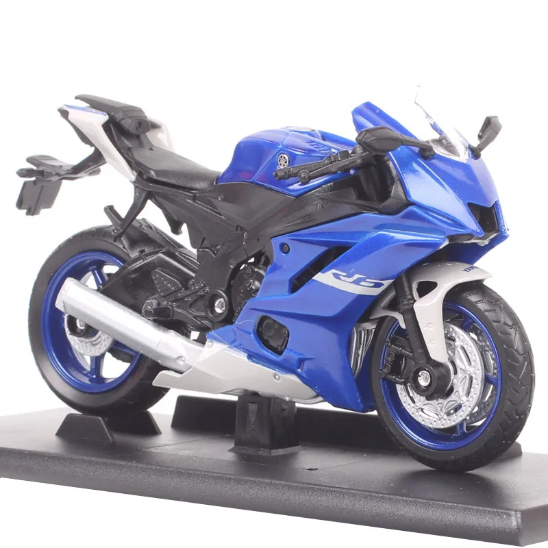 Детский гоночный мини-велосипед Welly 1/18 Yamaha YZF R6 литой под давлением игрушечный