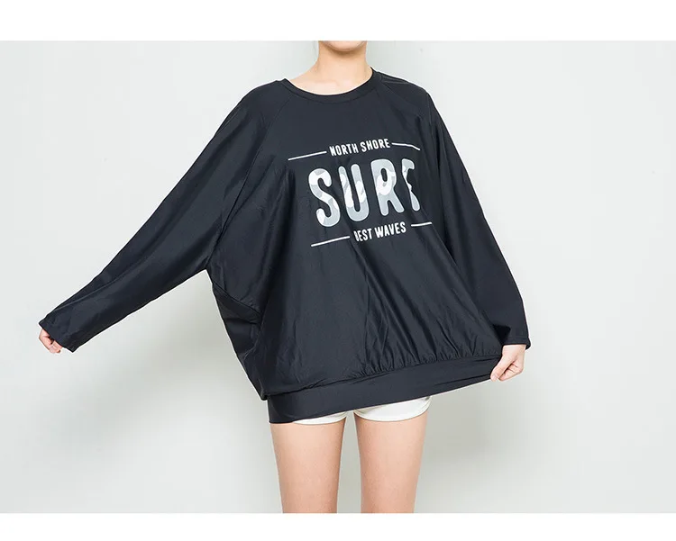 South Korea Students Swimming Suit Women's Four-piece Set Split Skirt-Trousers Long Sleeve Quick-Dry Diving Suit Slimming Sports