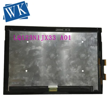 

Free shipping 12.3''inch Lcd Screen Assembly LQ123N1JX33/A01 LQ123N1JX33 A01 for HP touch digitizer Assembly CT: CGJRL01NTA20TT
