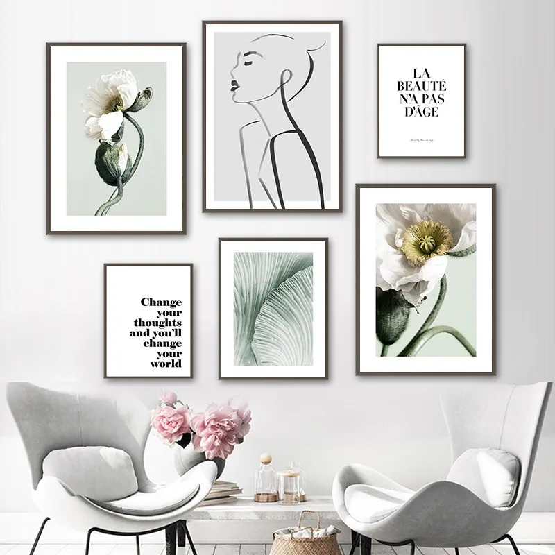 Laminas Decorativas Pared Cuadros Nordicas Poster Wall Art Canvas