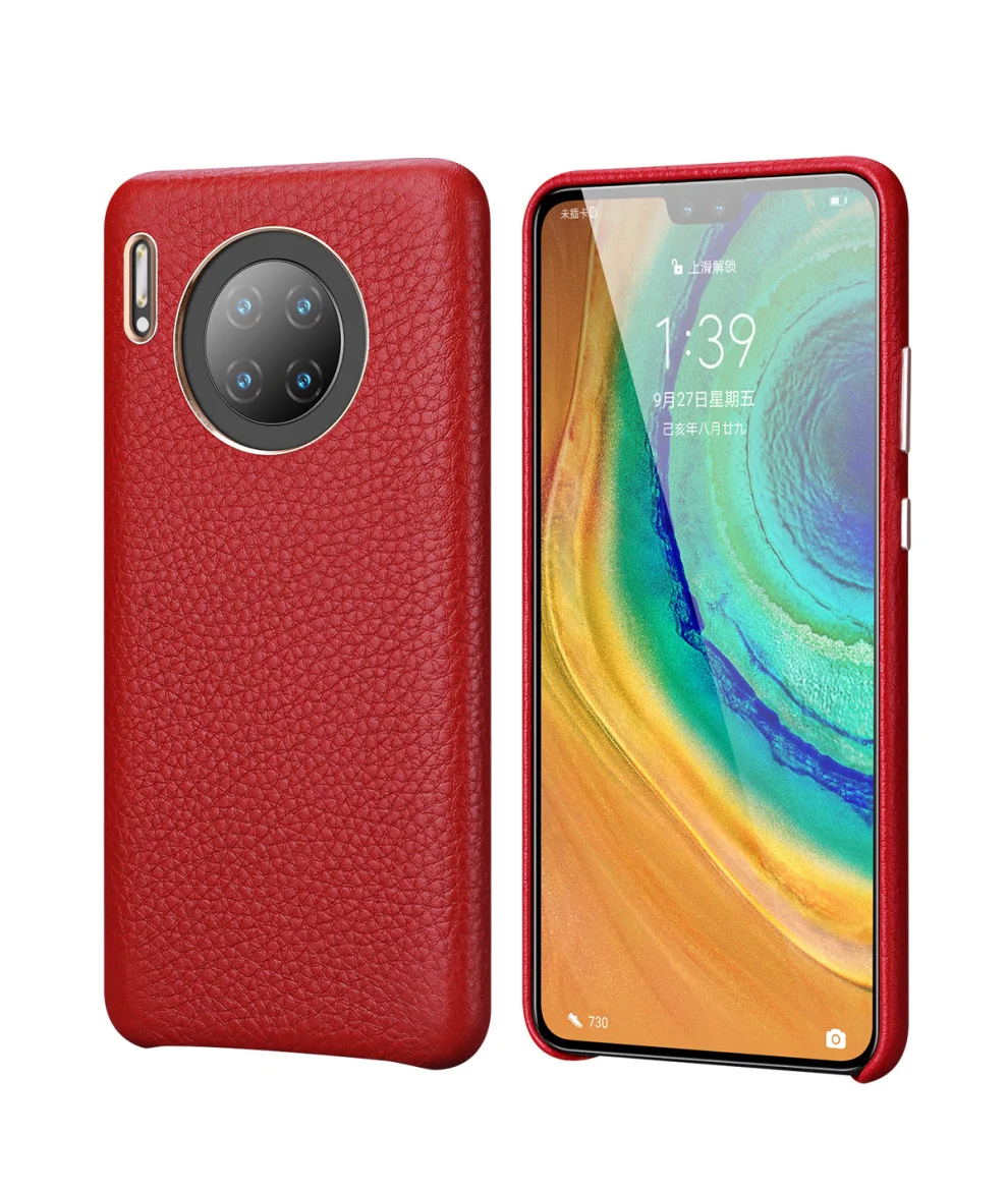 Винтажный чехол для телефона s для huawei mate 30/Pro, Роскошный чехол из натуральной кожи для huawei mate 30 Pro, жесткая защитная задняя крышка, оболочка