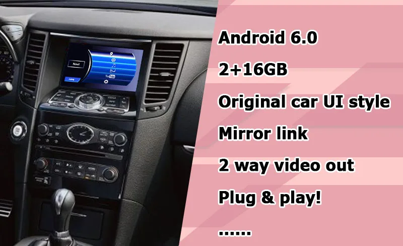 Lsailt Android gps навигационная система коробка для Infiniti QX70/FX37 FX 2012- с G QX50 QX60 Q70 QX80 и т. д. youtube waze yandex