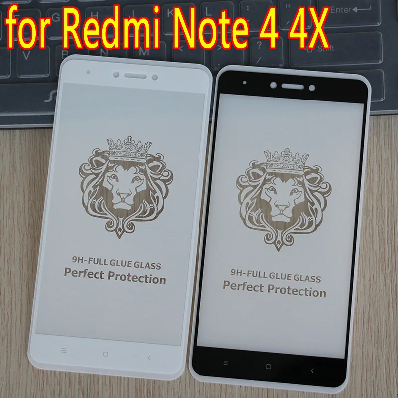 

Protective Glass on the For Xiaomi Redmi Note 4 Note 4X Tempered glass Screen Protector Film 9H Full coverage Protective glass