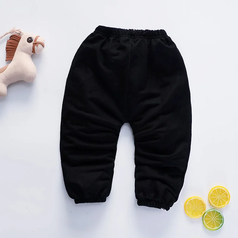 Новые стильные летние противомоскитные штаны для детей, однотонные штаны в Корейском стиле для мальчиков 0-4 лет, хлопковые льняные штаны для мальчиков и девочек