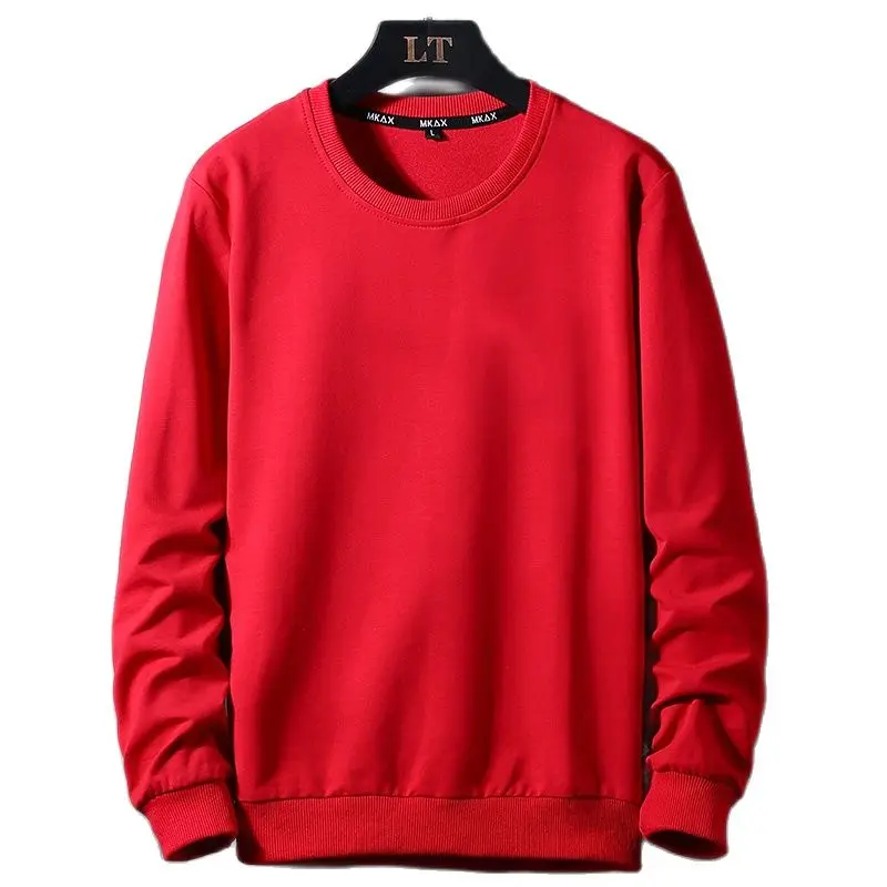 Oversize Male Sweatshirt Solid Color Men's Hoodies Plus Size 8xl 9xl Mens Orange Hoody Spring Autumn Pullover Black Streetwear