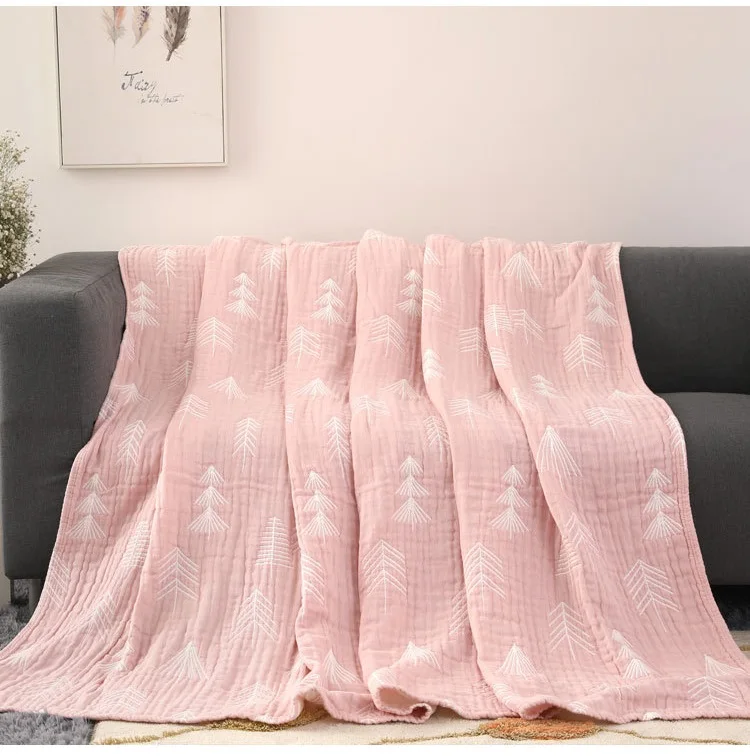 Японское Марлевое хлопковое кондиционер одно и двойное летнее полотенце одеяло шестислойная ткань мягкая и прочная