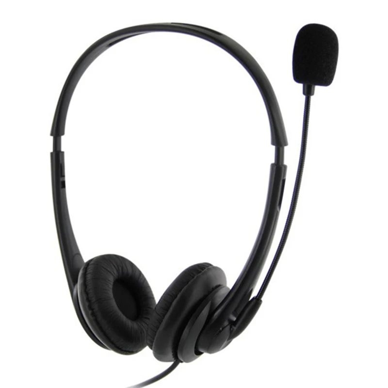 Wired Headset with Microphone Stereo Gaming Headphone for PC Computer Accessories DQ Drop