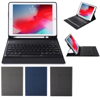 

3 IN 1 English Keyboard For iPad Pro 12.9 Inch 2018 Tablet Bluetooth Keyboard With Leather Protective Cover +Micro Charger cable
