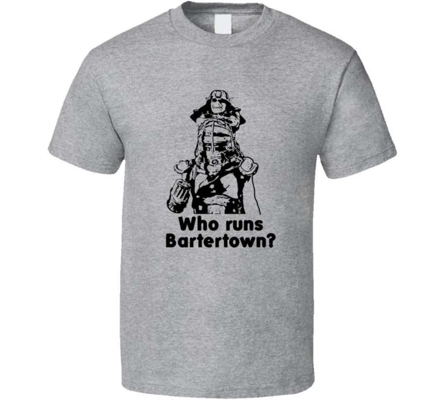 Кто работает в Bartertown Master Blaster Thunderdome Mad Max Fans только футболка брендовая одежда