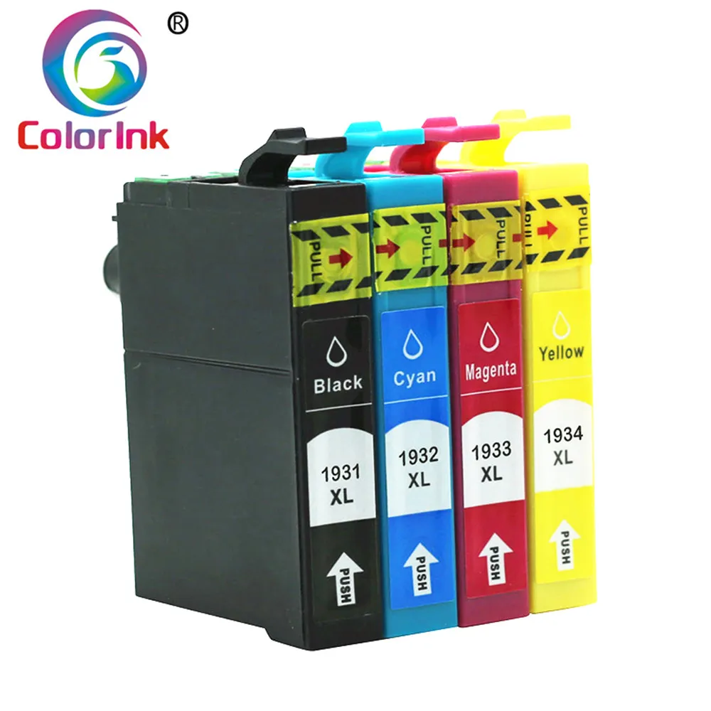 Цветной чернильный картридж T1931 1931 для принтера EPSON WF 2521 2531 2541 WF2631 2651 2661 T193 T