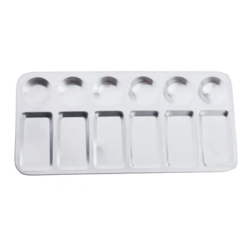 

Metal DIY Painting Model Mixing Color Tray Toning Paint Colors Palette