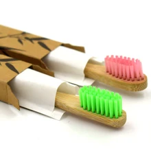 Экологичная бамбуковая зубная щетка с деревянной трубкой чехол портативная зубная щетка бамбуковая коробка набор MPwell