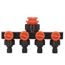 Switch Valve Connector Fitting Home Garden Hose Pipe Splitter Plastic Drip Irrigation Water Agricultural 4 Way Tap Connectors