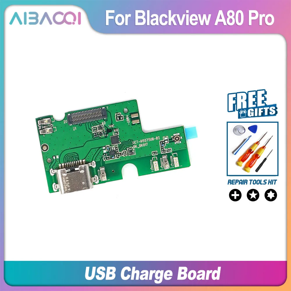 Зарядная плата с разъемом USB и микрофоном для Blackview A70/A80 Pro гибкий модуль зарядка
