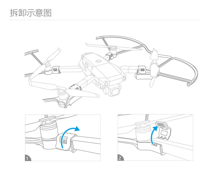 Pgytech YULAI 2 защитное лезвие Защитная крышка пропеллера защитное кольцо led dji Mavic2 аксессуары новые продукты
