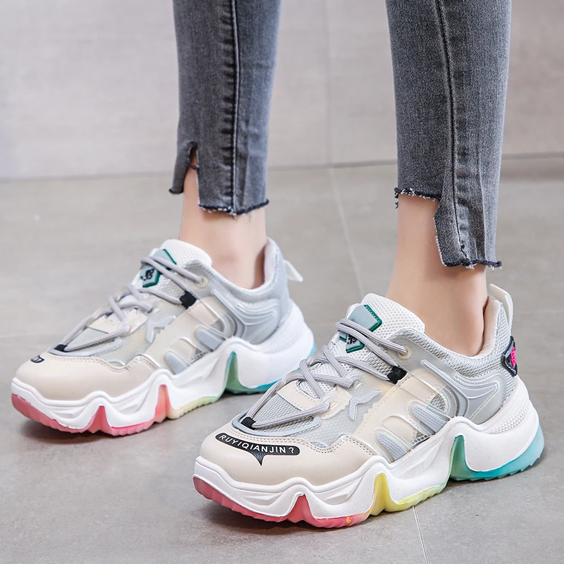 colorful dad sneakers