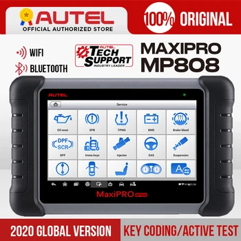 

Autel MaxiPRO MP808 OBD2 Scanner Diagnostic Tool Bi-directional Control OBDII Automotive toolskey Coding PK MAXIDAS DS808 MS906