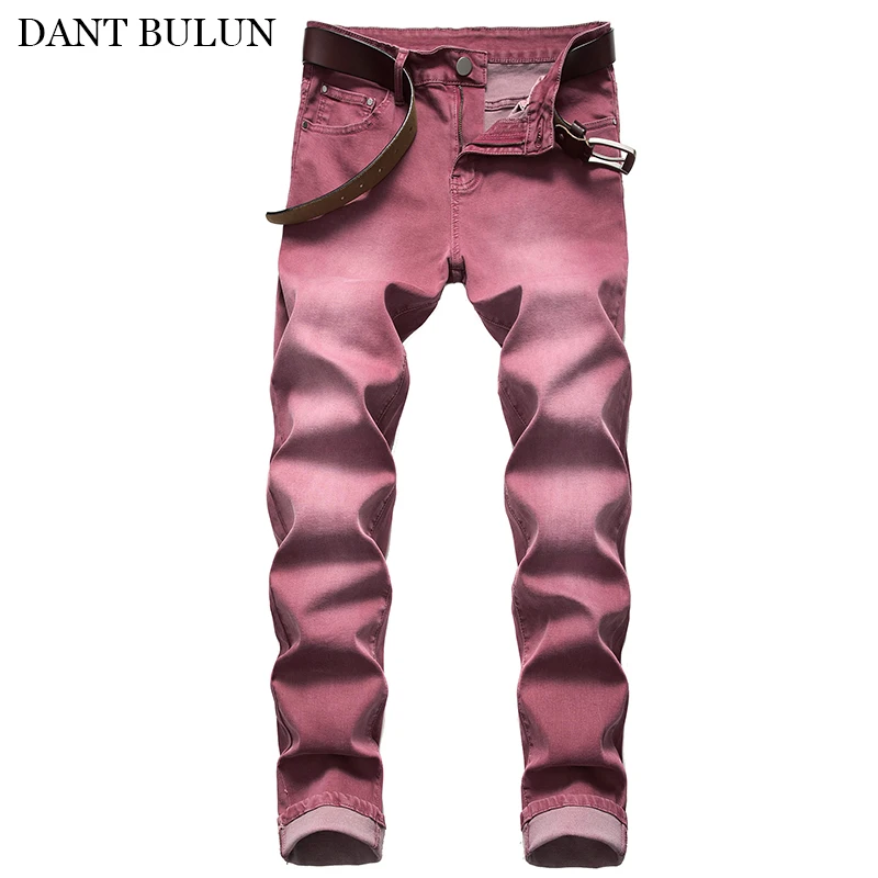 

Fashion Men Jeans Business Casual Pants Slim Fit Elastic Denim Jeans Homme Hombre Trousers Male Brand Men Pencil Pants