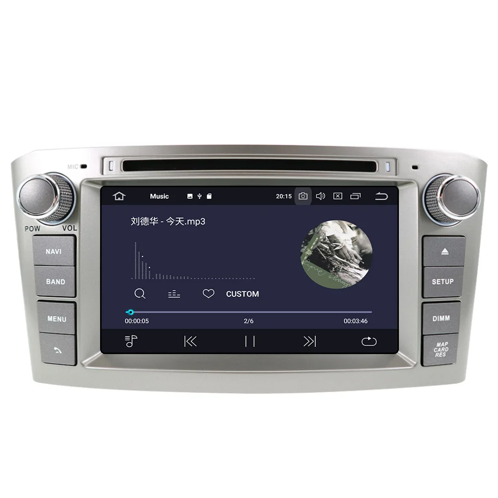 Android 9 0 Восьмиядерный Автомобильный DVD плеер для Toyota Avensis 2002 2008 T250 GPS Навигация