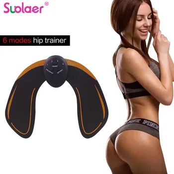

6 Modes EMS Hip Trainer Muscle Stimulator Buttock Lifting Massage Machine Abs Fitness Butt Lift Toner Trainer Intensity Massager