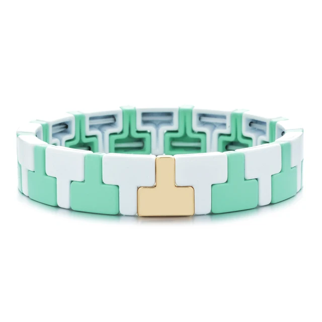 Women’s Adjustable Enamel Bracelet