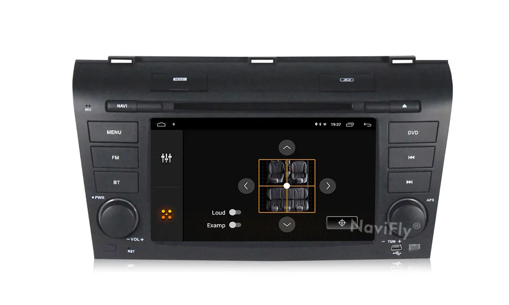 2din DSP Android 9,1 автомобильный dvd-радиоплеер мультимедиа для mazda 3 mazda3 2004 2005 2006 2007 2008 2009 gps навигации WI-FI BT, RDS