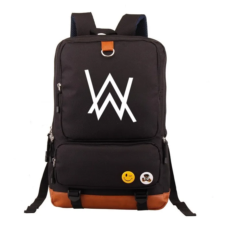 

Foreign Trade Hot Selling Backpack Alan Walker Men And Women Backpack Travel Bag Computer Bag Schoolbag