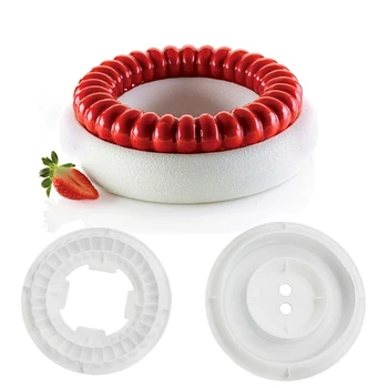 

1 Set Silicone Cake Mold For Baking Mousse Chocolate Bread Cakes Dessert Bakeware Pan Hollowing out Decorating Tools