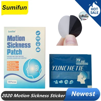 

36 Pcs Anti Motion Sickness Patch Chinese Traditional Herbal Medical Plaster Prevent Vomitng Car plane Motion Sickness Patch